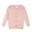 miniklub Baby Front Open Long Sleeve Knitted Acrylic Sweater (Pink Color)