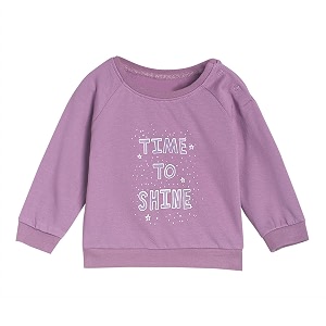 miniklub girls purple sweatshirt