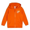 miniklub Girls Hooded Full Sleeve Knitted Cotton Jacket (Orange Color)
