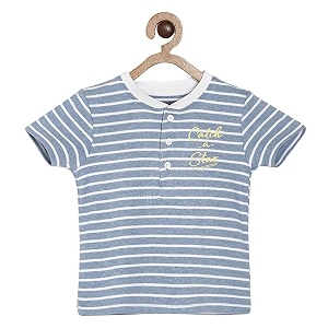 Mini Klub Boys Blue Stripes T-Shirt Pack