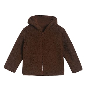 miniklub boys brown lightweight padded jacket