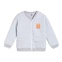 miniklub Boys Grey Lightweight Bomber With Patchwork Jacket