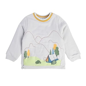miniklub Boys Round Neck Long Sleeve Knitted
