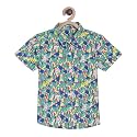 miniklub Boys Orange Regular Fit Solid Casual Shirt
