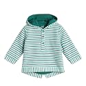 miniklub Baby Long Sleeve Hooded Knit Cotton Sweat Shirt, (Marshmallow)