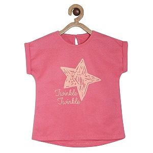 mini klub girls lt pink knit top pack of 1