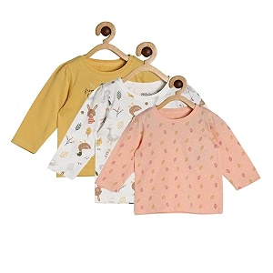 miniklub multicoloured floral print organic cotton top
