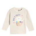 miniklub Baby Round Neck Long Sleeve Knitted Cotton Marshmallow Color Top (3-6M)