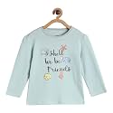 miniklub Baby Round Neck Long Sleeve Knitted Cotton Mint Color Top (3-6M)