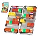 Mini Magnetic Blocks with Iron Storage Box - Travel Magnet Building Block for Toddler 1-3, STEM ConstructionToys for Kids Ages 4-8, Educational Learning Toy Gift for Girls