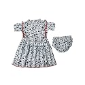 mini mama Girl39s Cotton Fit and Flare