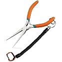 Mini Needle Nose Pliers For Jewelry Making With Smooth Jaw 6 Inches Needle Remover Pliers With Lanyard Small Needle Nose Pliers For Bending Wire and Small Object Gripping