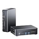 Mini PC 13th Intel i9-13900H (up to 5.4GHz) 14C/20T Dual Thunderbolt 4 Gaming Mini Computer, Quad Screen 8K, 2X 2.5G LAN, 32GB DDR5 1TB NVMe SSD, WiFi 6E/BT 5.3/Windows 11 Pro Micro Computer