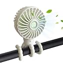 Mini Portable Fan, USB Rechargeable Handheld Fan for Baby Stroller, Car Seat, Quiet Long Battery Powered Desk Fan, 3 Speed Personal Tripod Handheld Fan, and Perfect for Summer Travel
