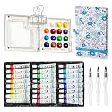 Mini Watercolor Set, Travel Palette for Sketching, Acrylic Palette