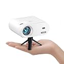 Mini Projector, FHD 1080P Video Projector, Portable Outdoor Projector with Tripod, Kids Gift, Home Theater Movie Phone Projector Compatible with Android/iOS/Windows