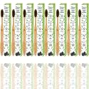 Mini Storify - Natural &amp; Organic Bamboo Wooden Toothbrush for Adults - Pack of 8 - Wood Tooth Brushes for Teeth with Activated Charcoal and Biodegradable Handle/Soft Bristles/Eco-Friendly/BPA Free