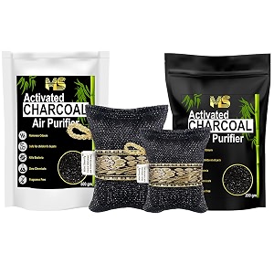mini storify organic 200g amp 500 grams air purifier bag made of activated charcoal for living rooms bed rooms and office spaces