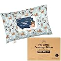 Mini Toddler Pillow with Pillowcase, 9x13 My Little Dreamy Pillow, Dogs