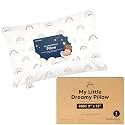 Mini Toddler Pillow with Pillowcase, 9x13 My Dreamy Pillow, Jolly Rainbow