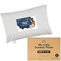 Mini Toddler Pillow with Pillowcase, 9x13 My Dreamy Pillow, French Gray