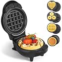 4 in 1 Waffles Maker with 8 Removable Plates- Waffle, Heart Waffle, Donut