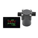 Mini Water Flow Generator AC Output - Power Supply for Smart Thermostatic Shower Head ，Generator & Display Screen,Connection Size: 1/2 Inch