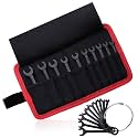 Mini Wrench Set SAE 10 PCS Ignition Wrench Set, 5/32"-7/16", Black