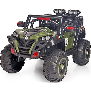 kids electric ride-on ev car  battery operated with dual control manual  steering