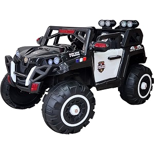 kids electric ride-on ev car  battery operated with dual control manual  steering