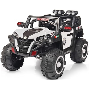kids electric ride-on ev car  battery operated with dual control manual  steering