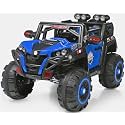 Miniature Mart Big Size !! 4x4 Battery Operated Electric Ride On Jeep for Kids Drive 1?10 Years | Motor for Steering | Remote Control | Suspensions | Jumbo Driving Car | Birthday Gifts