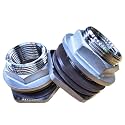 MiniBrew 1/2” NPT EZ Seal Weldless Bulkhead with EPDM Gaskets for Homebrewing