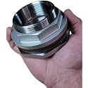 MiniBrew 1” NPT EZ Seal Weldless Bulkhead with EPDM Gaskets for Homebrewing (Pack of 3)