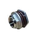MiniBrew 1” NPT EZ Seal Weldless Bulkhead with EPDM Gasket