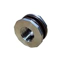 MiniBrew 3/4” NPT EZ Seal Weldless Bulkhead with EPDM Gaskets for Homebrewing (1 Pack)…