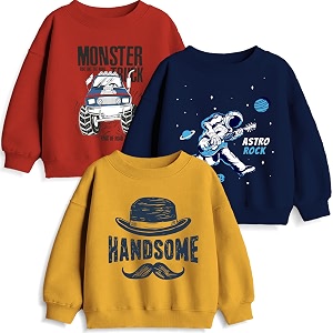 minicult boy39s amp girl39s cotton round neck sweatshirt for light winters