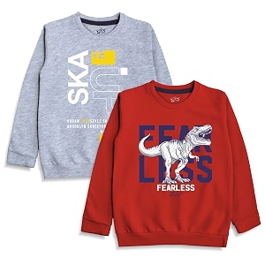 minicult boy39s amp girl39s cotton round neck sweatshirt for light winters