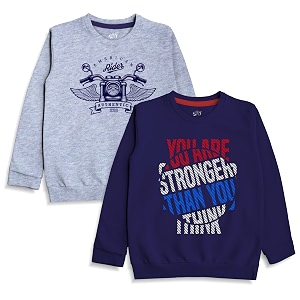 minicult boy39s amp girl39s cotton round neck sweatshirt for light winters