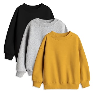minicult boy39s amp girl39s cotton round neck sweatshirt for light winters