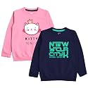 minicult Boy's &amp; Girl's Cotton Round Neck Sweatshirt for Light Winters