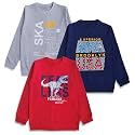 minicult Boy's &amp; Girl's Cotton Round Neck Sweatshirt for Light Winters
