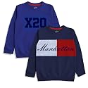 minicult Boy's &amp; Girl's Cotton Round Neck Sweatshirt for Light Winters