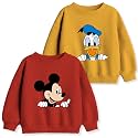 minicult Boy's &amp; Girl's Cotton Round Neck Sweatshirt for Light Winters