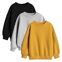 minicult Boy's &amp; Girl's Cotton Round Neck Sweatshirt for Light Winters