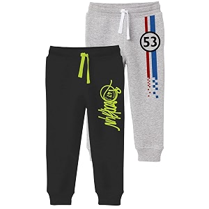 minicult Boys Regular Fit Cotton Track Pants