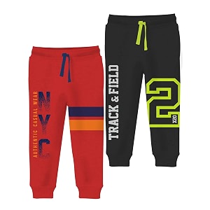 minicult Boys Regular Fit Cotton Track Pants