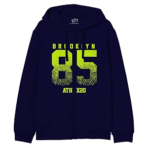 minicult Cotton Hooded Jacket with Zip and