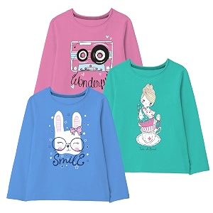 minicult Cotton Printed Full Sleeve T Shirts
