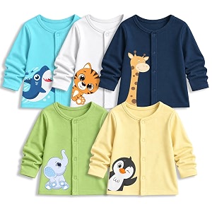 minicult Cotton Unisex Front Open Full Sleeve